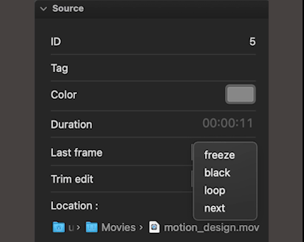 screen properies for player software
